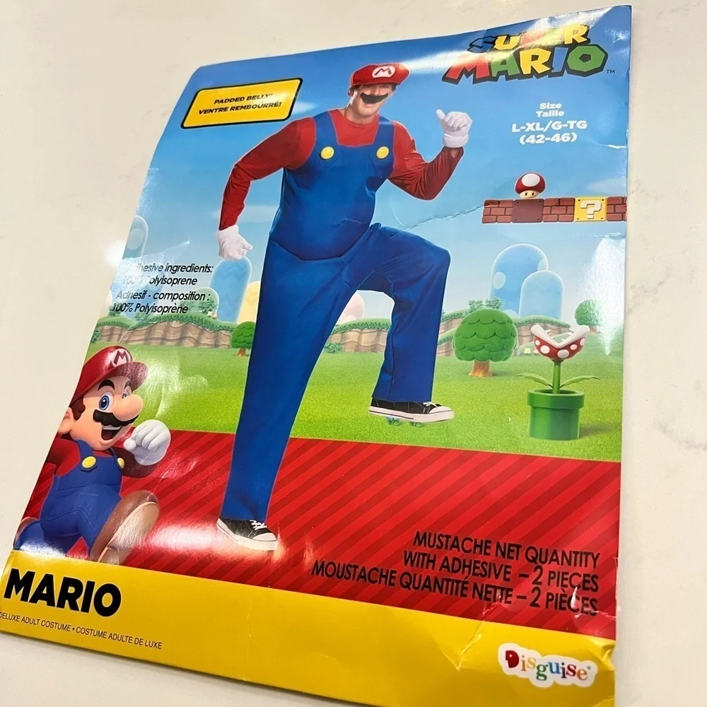 Disguise Super Mario Kids Costume - Blue and Red